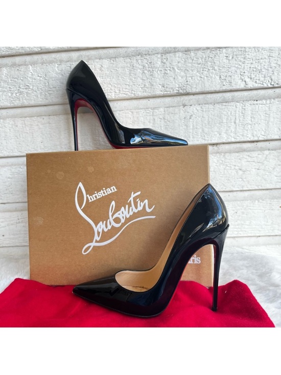 Christian Louboutin Shoes - CHRISTIAN LOUBOUTIN Black 120 mm So Kate Pointed Toe Prive Miss Z sz. 37.5